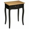 Table De Chevet Chrysa Noire Atmosphera -Ledepot-bailleul Soldes Magasin table de chevet chrysa noire atmosphera
