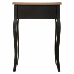 Table De Chevet Chrysa Noire Atmosphera -Ledepot-bailleul Soldes Magasin table de chevet chrysa noire atmosphera 3