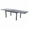 Table Rectangulaire Ext. Verre Piazza 10 P. Graphite Hespéride -Ledepot-bailleul Soldes Magasin table piazza extensible 10 personnes anthracite graphite hesperide