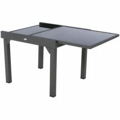 Table Piazza Extensible 8 Personnes Anthracite/graphite -Ledepot-bailleul Soldes Magasin table piazza extensible 8 personnes anthracite graphite 3