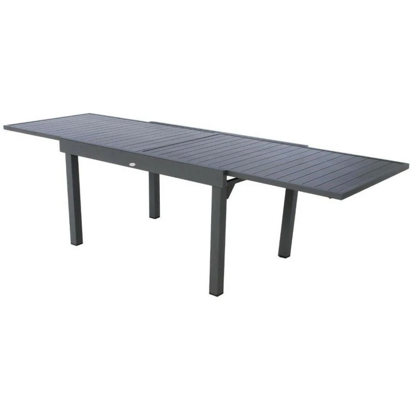 Table Rectangulaire Extensible Piazza 10 P. Graphite Hespéride 6 Table Rectangulaire Extensible Piazza 10 P. Graphite Hespéride – Image 4