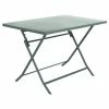 Table Rectangulaire Pliante Greensboro 4p Vert Olive Hespéride -Ledepot-bailleul Soldes Magasin table rectangulaire exterieure greensboro vert olive hesperide