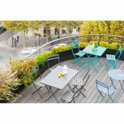 Table Rectangulaire Pliante Greensboro 4p Graphite Hespéride -Ledepot-bailleul Soldes Magasin table rectangulaire greensboro 110x70cm graphite hesperide 3