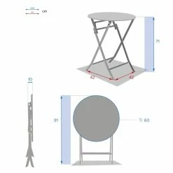 Table Ronde Pliante Greensboro 2p Grenade Hespéride 7 Table Ronde Pliante Greensboro 2p Grenade Hespéride -Ledepot-bailleul Soldes Magasin table ronde pliante greensboro 2p grenade hesperide 2