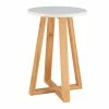 Tabouret Avec Pieds En Bambou & Plateau Blanc -Ledepot-bailleul Soldes Magasin tabouret avec pieds en bambou plateau blanc