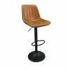 Tabouret De Bar Barcelona PU Cognac -Ledepot-bailleul Soldes Magasin tabouret de bar barcelona pu cognac