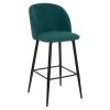Tabouret De Bar Jade Céleste Pieds Noirs Atmosphera -Ledepot-bailleul Soldes Magasin tabouret de bar jade celeste pieds noirs atmosphera