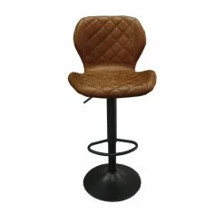 Tabouret De Bar Malaga PU Cognac -Ledepot-bailleul Soldes Magasin tabouret de bar malaga pu cognac 5