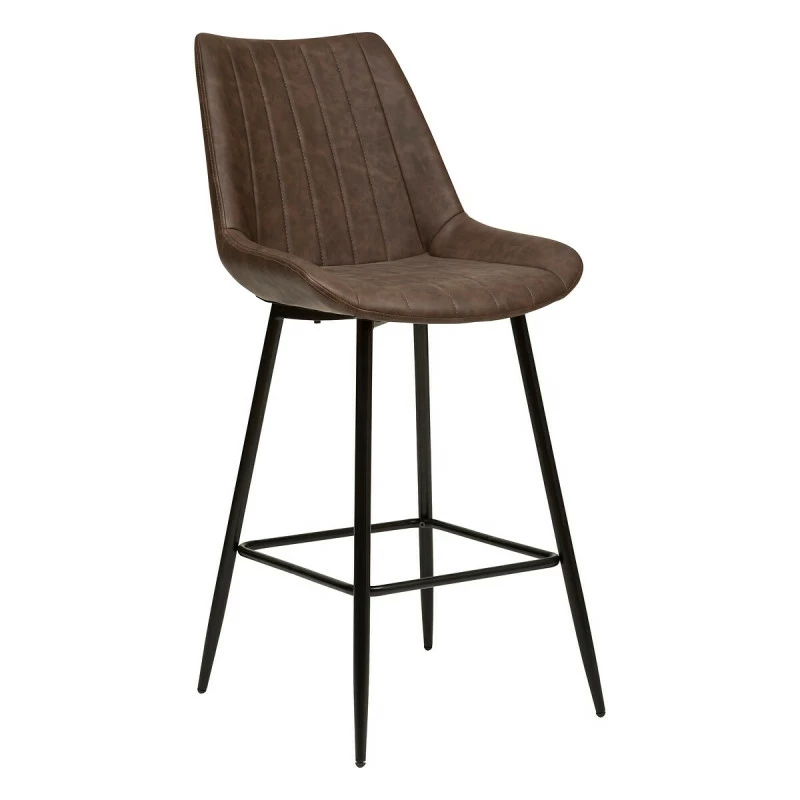 Tabouret De Bar Marron Cognac Olwen Atmosphera 3 Tabouret De Bar Marron Cognac Olwen Atmosphera