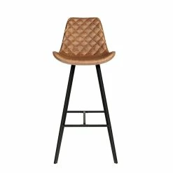 Tabouret De Bar Palmas PU Cognac -Ledepot-bailleul Soldes Magasin tabouret de bar palmas pu cognac 5