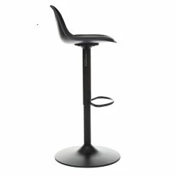 Tabouret De Bar Réglable Noir Aiko Atmosphera -Ledepot-bailleul Soldes Magasin tabouret de bar reglable noir aiko atmosphera 3
