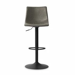 Tabouret De Bar Réglable Trevi PU Gris 10 Tabouret De Bar Réglable Trevi PU Gris -Ledepot-bailleul Soldes Magasin tabouret de bar reglable trevi pu gris 1 3