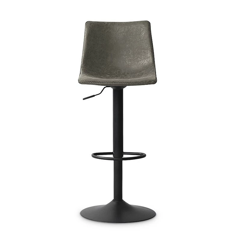 Tabouret De Bar Réglable Trevi PU Gris 6 Tabouret De Bar Réglable Trevi PU Gris – Image 4