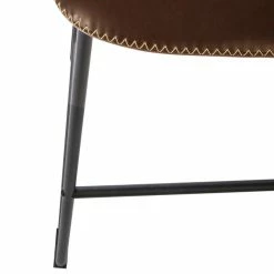 Tabouret De Bar Simili Marron Lois Atmosphera -Ledepot-bailleul Soldes Magasin tabouret de bar smili marron lois atmosphera 3