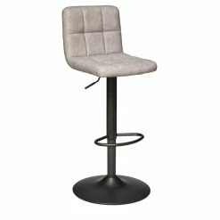 Tabouret De Bar Vintage Delek Ajustable Beige Atmosphera