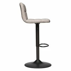 Tabouret De Bar Vintage Delek Ajustable Beige Atmosphera -Ledepot-bailleul Soldes Magasin tabouret de bar vintage delek ajustable beige lin atmosphera 3