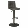 Tabouret De Bar Vintage Delek Ajustable Gris Atmosphera