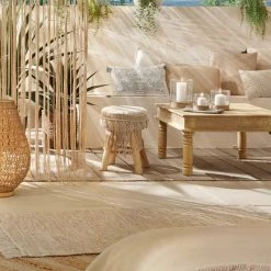 Tabouret Macramé Atmosphera -Ledepot-bailleul Soldes Magasin tabouret macrame atmosphera 2