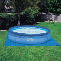 Tapis De Sol 4,72 X 4,72 M Pour Piscine Intex -Ledepot-bailleul Soldes Magasin tapis de sol pour protection de piscine intex 2