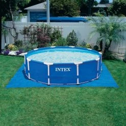 Tapis De Sol 4,72 X 4,72 M Pour Piscine Intex -Ledepot-bailleul Soldes Magasin tapis de sol pour protection de piscine intex 3
