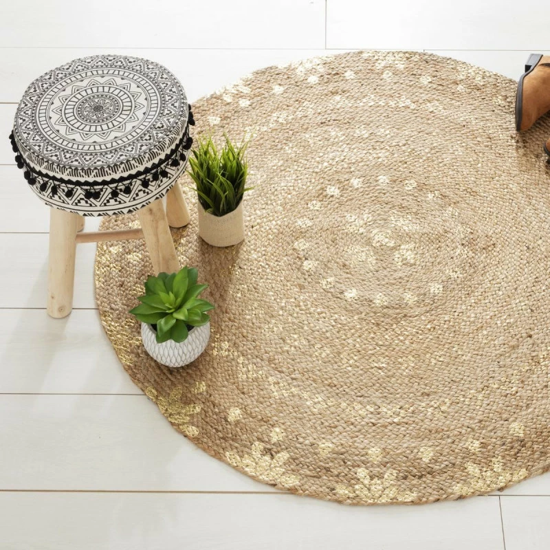 Tapis En Jute Rond Shine Atmosphera 4 Tapis En Jute Rond Shine Atmosphera – Image 2