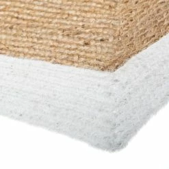 Tapis Jute Naturel Bord Blanc 120x170 Atmosphera -Ledepot-bailleul Soldes Magasin tapis jute naturel bord blanc 120x170 atmosphera 3