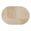 Tapis Ovale 160 X 235 Relief Beige Jana Atmosphera