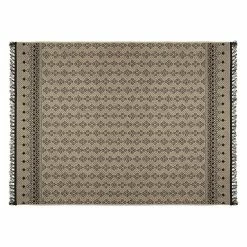 Tapis Rectangulaire Jute Noir Oasis 160x230 Atmosphera