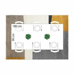 Tapis Rectangulaire Relief Abstrait 160x230 Atmosphera -Ledepot-bailleul Soldes Magasin tapis rectangulaire relief abstrait 160x230 atmosphera 3