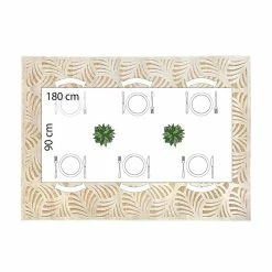 Tapis Rectangulaire Relief Feuille 160x230 Atmosphera -Ledepot-bailleul Soldes Magasin tapis rectangulaire relief feuille 160x230 atmosphera 1 3