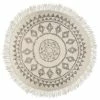 Tapis Rond à Franges D120 Cm Etnik Atmosphera -Ledepot-bailleul Soldes Magasin tapis rond a franges d120 cm etnik atmosphera