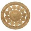 Tapis Rond Ajouré En Jute Atmosphera -Ledepot-bailleul Soldes Magasin tapis rond ajoure en jute atmosphera