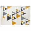 Tapis Triangle 120x170 Ilan Moutarde Atmosphera -Ledepot-bailleul Soldes Magasin tapis triangle 120x170 ilan moutarde atmosphera