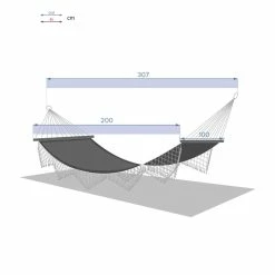 Toile Hamac Rialto Framboise 2 M Hespéride -Ledepot-bailleul Soldes Magasin toile hamac rialto framboise 2 m hesperide 2