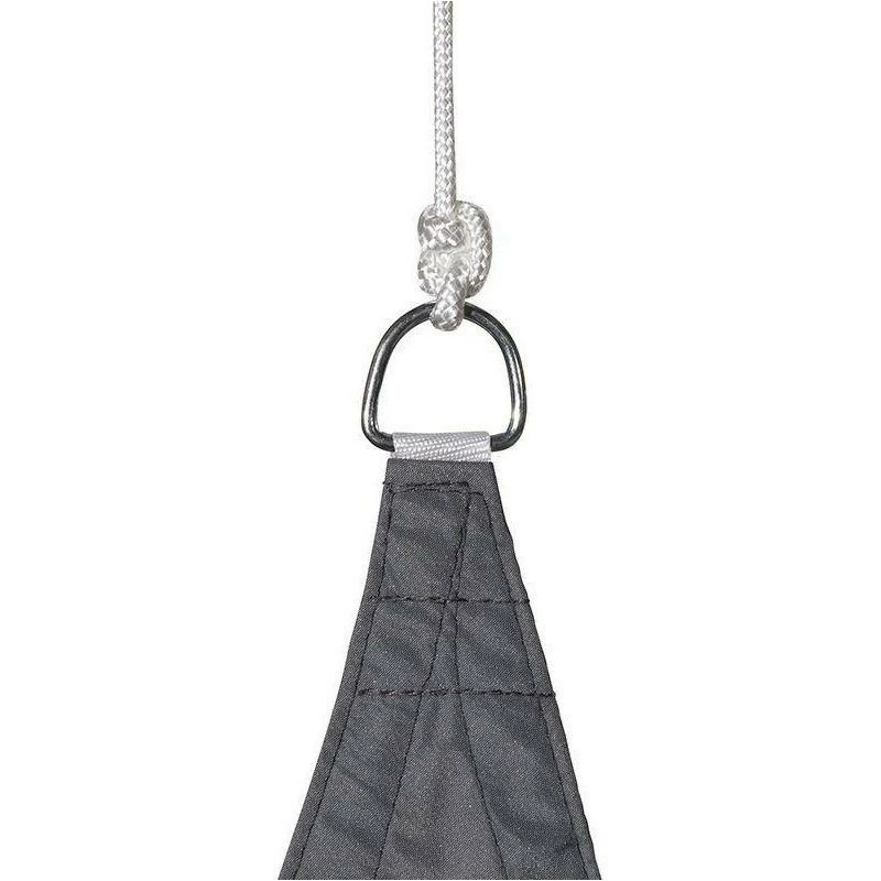 Toile Solaire 2x2x2m Curacao Gris Hespéride 4 Toile Solaire 2x2x2m Curacao Gris Hespéride – Image 2