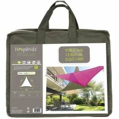 Toile Solaire 2x2x2m Curacao Gris Hespéride 8 Toile Solaire 2x2x2m Curacao Gris Hespéride -Ledepot-bailleul Soldes Magasin toile solaire 2x2x2m luxe hesperide curacao gri 2