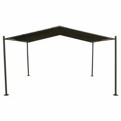 Tonnelle Certeli Carrée Forme Abri Coloris Graphite/ardoise -Ledepot-bailleul Soldes Magasin tonnelle certeli carree forme abri coloris graphite ardoise 4