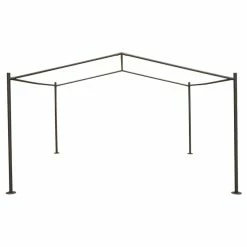 Tonnelle Certeli Carrée Forme Abri Coloris Graphite/ardoise -Ledepot-bailleul Soldes Magasin tonnelle certeli carree forme abri coloris graphite ardoise 5