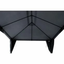 Tonnelle 3x4 M Santorini Gris Ardoise Hespéride -Ledepot-bailleul Soldes Magasin tonnelle hesperide santorini gris 3