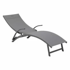 Transat Samba Pliable Anthracite/graphite Hespéride -Ledepot-bailleul Soldes Magasin transat samba pliable anthracite graphite hesperide 2