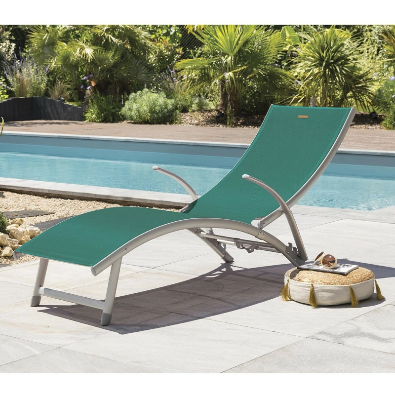 Transat Samba Pliable Et Empilable émeraude Hespéride 3 Transat Samba Pliable Et Empilable émeraude Hespéride