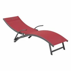 Transat Samba Pliable Grenade/graphite Hespéride -Ledepot-bailleul Soldes Magasin transat samba pliable grenadegraphite hesperide 2