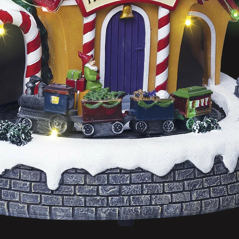 Village De Noël Animé Et Lumineux Poste Du Père Noël 5 Village De Noël Animé Et Lumineux Poste Du Père Noël – Image 3