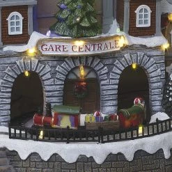 Village De Noël Animé, Lumineux Et Musical Gare Centrale 7 Village De Noël Animé, Lumineux Et Musical Gare Centrale -Ledepot-bailleul Soldes Magasin village de noel anime lumineux et musical gare du centre 1 1