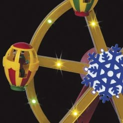 Village De Noël Animé, Lumineux Et Musical Grande Roue -Ledepot-bailleul Soldes Magasin village de noel anime lumineux et musical grande roue 1 2
