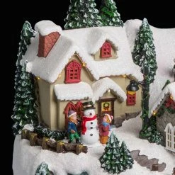 Village De Noël Animé, Lumineux Et Musical Modèle Train -Ledepot-bailleul Soldes Magasin village de noel anime lumineux et musical modele train 4