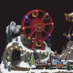 Village De Noël Géant Fête Foraine Lumineux Et Animé -Ledepot-bailleul Soldes Magasin village de noel fete foraine lumineux et anime 1