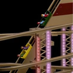 Village De Noël Grand Huit Animé Et Lumineux -Ledepot-bailleul Soldes Magasin village de noel grand huit anime et lumineux 2