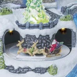 Village De Noël Moulin à Vent Animé, Lumineux Et Musical -Ledepot-bailleul Soldes Magasin village de noel moulin a vent anime lumineux et musical 1 3