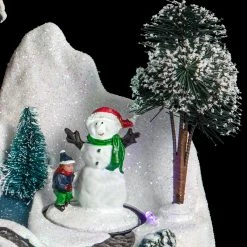 Village De Noël Traineau + Maison + Bonhomme De Neige -Ledepot-bailleul Soldes Magasin village de noel traineau maison bonhomme de neige 1 2